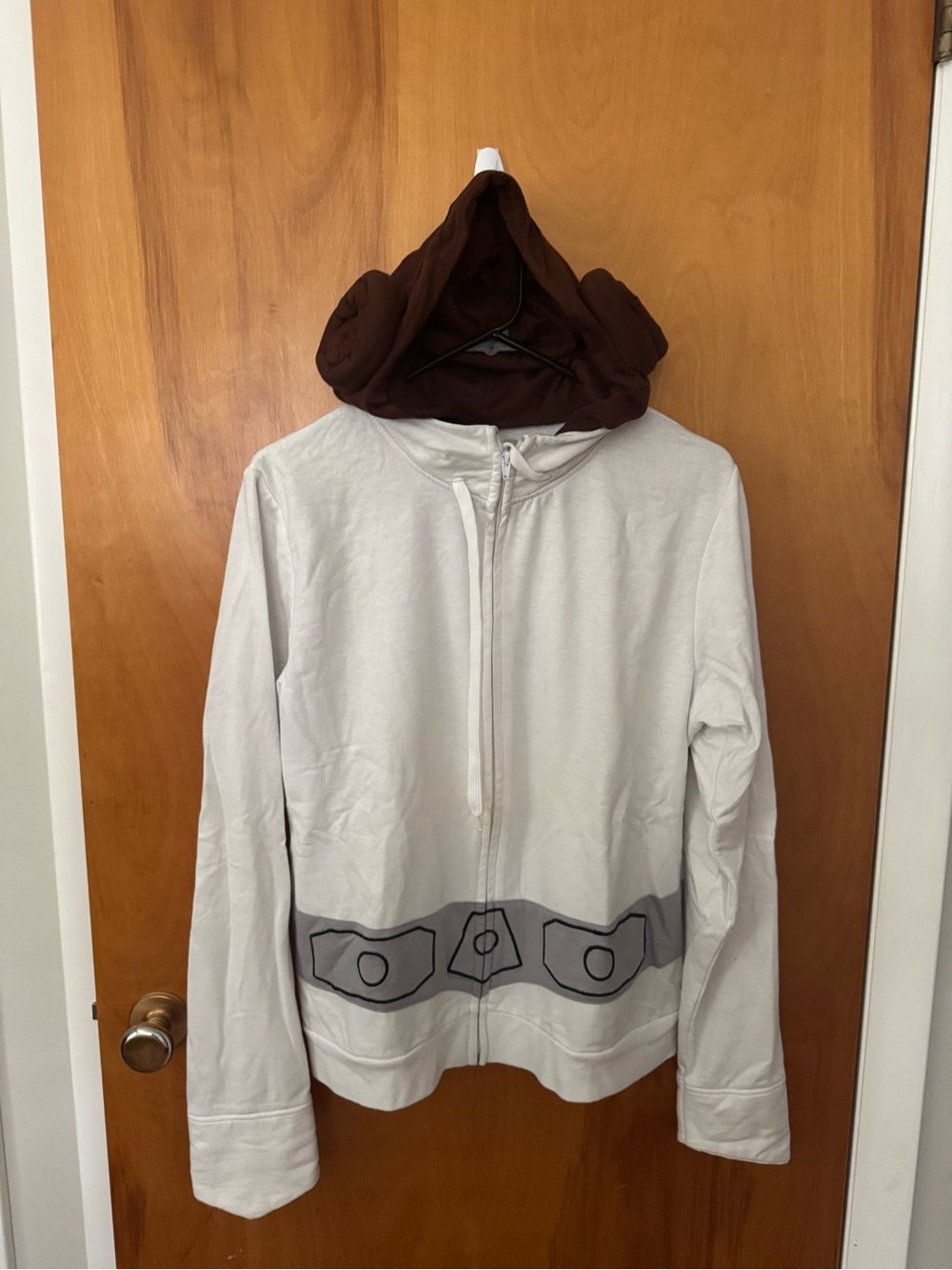 Juniors Princess Leia Hooded Zip Jacket